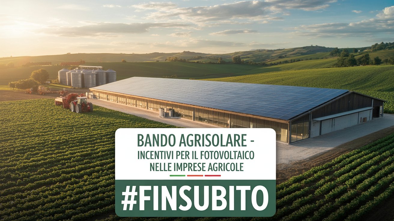 Bando Agrisole 2026: La Guida Definitiva e Professionale di Finsubito per gli Incentivi Fotovoltaici nel Settore Agricolo – #Retefin – Retefin – #Finsubito – Finsubito – #Adessonews